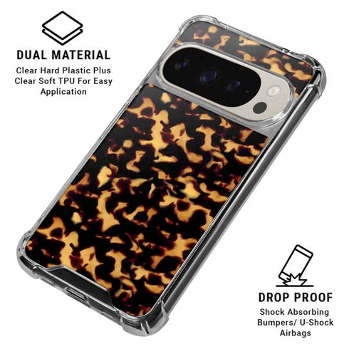 Tortoise Shell Pixel 9 Pro XL Clear Case